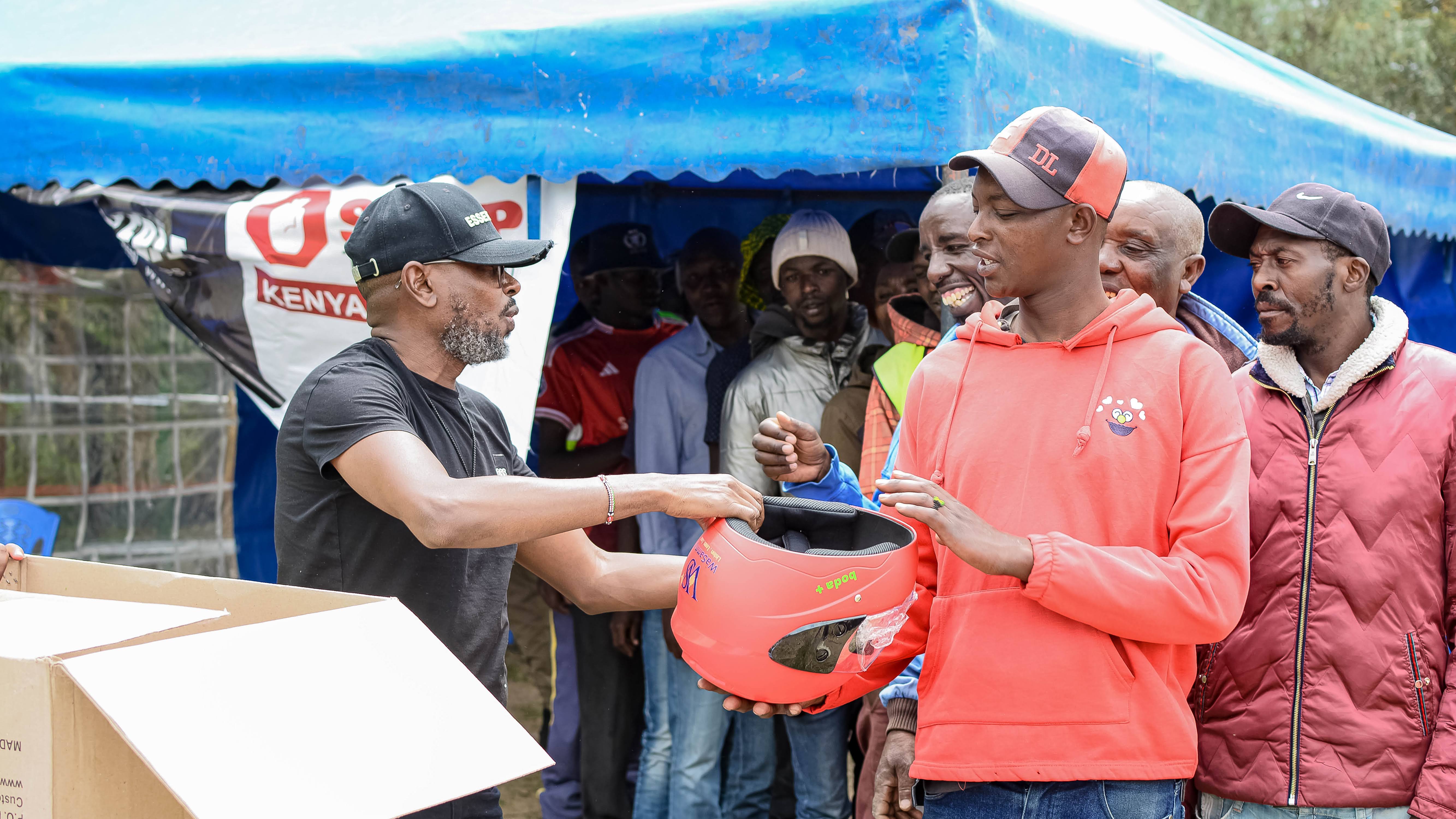 Boda Boda Helmets Distribution